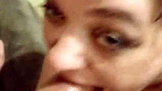 i gave another sloppy wet deepthroat blowjob to this pornstar slut wife