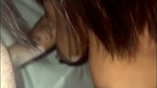 big ass nia jade slurps cock an' gulps piss outdoors sloppy!!