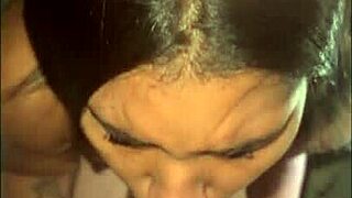 big ass nia jade slurps cock an' gulps piss outdoors sloppy!!