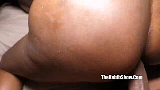 chocolate booty twerks jiggles on fetish doll redzilla