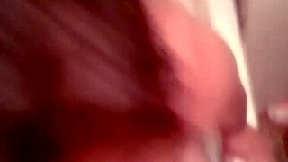 imagine tub full of suds as she blows huge load onto those fat curvy wife boobs bathroom style