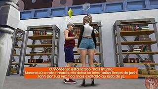 Old Man Hunts Married Woman in Steamy Visual Novel RPG Episode 1!