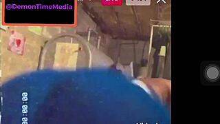 Ebony Twerking Ass Demon Shakes Big Booty on Webcam for 18+ Black Teen Thrill!