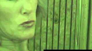 Hot busty cougar Deauxma in lingerie takes gf Allure's strap-on deep inside