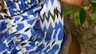 peaceful forest walk turns into outdoor nature adventure