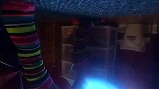 smoking milf wife squirts pussy hard on dildo toy