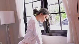 Girlfriend bends over for intense doggystyle pounding solo