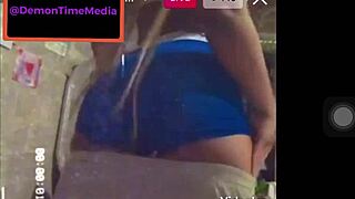 Ebony Twerking Ass Demon Shakes Big Booty on Webcam for 18+ Black Teen Thrill!