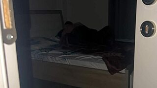 Real couple kisses passionately during homemade missionary sex at home with mature milf pussy fucking