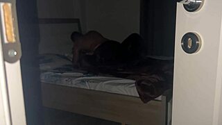 Real couple kisses passionately during homemade missionary sex at home with mature milf pussy fucking