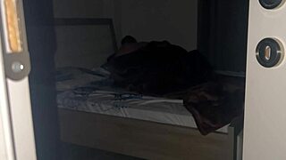 Real couple kisses passionately during homemade missionary sex at home with mature milf pussy fucking