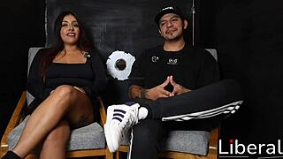 Look cornudo how these guys fuck your wife doggystyle and fill her juicy pussy