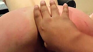 Skinny latina bent over doggystyle creampie in tight ass cheeks