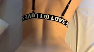 big cock milf bends over and rides until condom overflows with hot load!