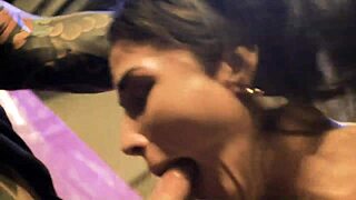 Tattooed Brunette Takes Monster Cock Doggystyle Bent Over Outdoor Pussy Wrecker