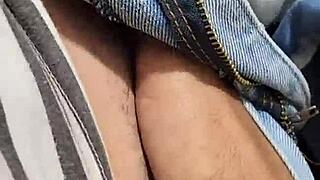 first date limits him to fingering my shaved pussy jeans pov