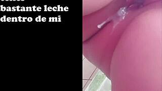 mi vagina recibe toda la leche del amigo casto de mi esposo mientras él observa