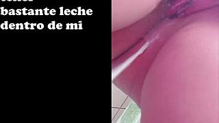 mi vagina recibe toda la leche del amigo casto de mi esposo mientras él observa