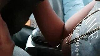 hey wanna see this tiny ebony slut suck and get facialed