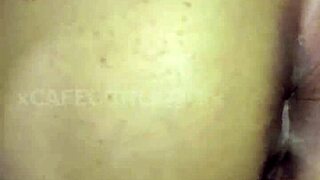 mi jefa me muestra como follar su culo apretado y le lleno la panocha de semen caliente