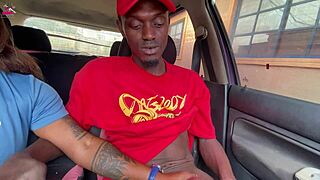 Nigerian Couple Foreplays Big Cock with Stepson