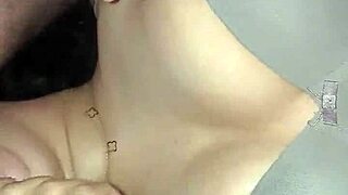 Cute Hope Heaven's sloppy wet suck ends in massive cum blast?