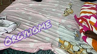 juicy ebony housewife plays sex game shaved pussy exposed