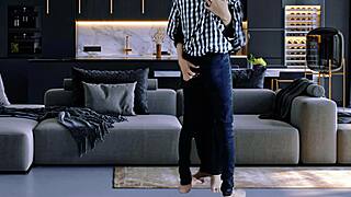 desi virgin girl's tight pussy stretches wide first time for boyfriend's hard nude thrusts in indian lover session