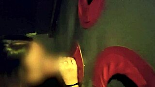 married swinger wife alone with studs at glory hole?