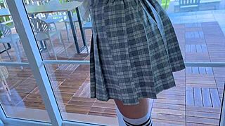 busty college babe bound tight for spanking fun