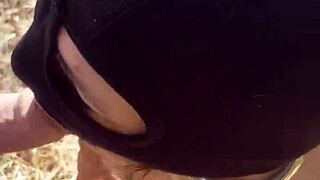 french milf slave in stockings gets bound slapped and fucked outdoors like a total whore on camera