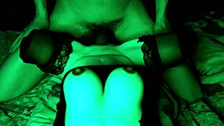 Imagine a Stunning Bitch in Sheer Black Stockings Ravished by Her Moaning Stud Stallion in Passionate Heat