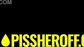 Big Natural Tits Latina Slut Drenched in Piss POV Begs More