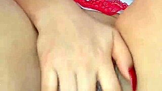 hermosa rubia tetona smokes while masturbating her huge ass and squirting pussy