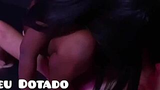picture fucking this sexy brazilian mulata's tight pussy mid-party then blasting cum down her throat