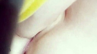 stepsister spreads wet pussy for my tongue close-up homemade licking makes her moan loud