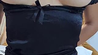 Blonde Latina Squirts from Big Clit Orgasm!