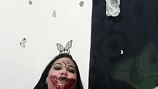 Curvy Latina Milf Allisonvega Masturbates Huge Ass In Sexy Halloween Lingerie!