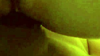 sliding my huge cock into her tiny 18+ hairy pussy for the first time