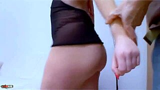 Young French Slut Sucks and Fucks Spanish Monster Cock!