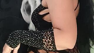 Curvy Latina Milf Allisonvega Masturbates Huge Ass In Sexy Halloween Lingerie!
