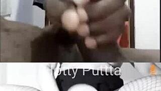 who's ready for this cum tribute exploding all over that shaved latina milf pussy??