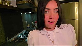 ever seen a horny schoolgirl suck cock like this?