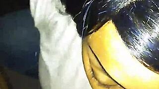 my girl's ebony best friend deepthroats big black monster cock homemade