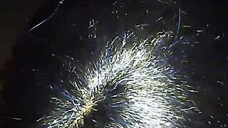 my girl's ebony best friend deepthroats big black monster cock homemade