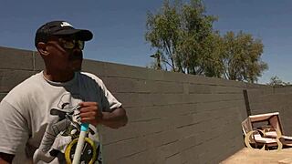 Tempting Naked Hotwife Teases Splash Without Paying Up