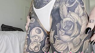 Skinny Milf Tits Bounce in Pink Chain Bikini Haul