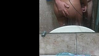 Holidays flashing hot latina ass!