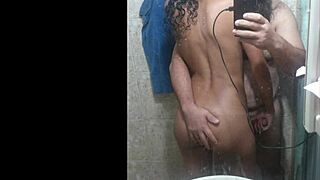 Holidays flashing hot latina ass!