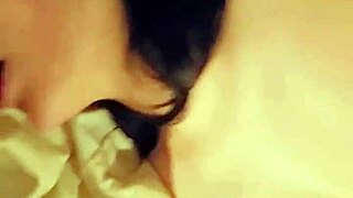 homemade chubby japanese wife gives sloppy asian blowjob